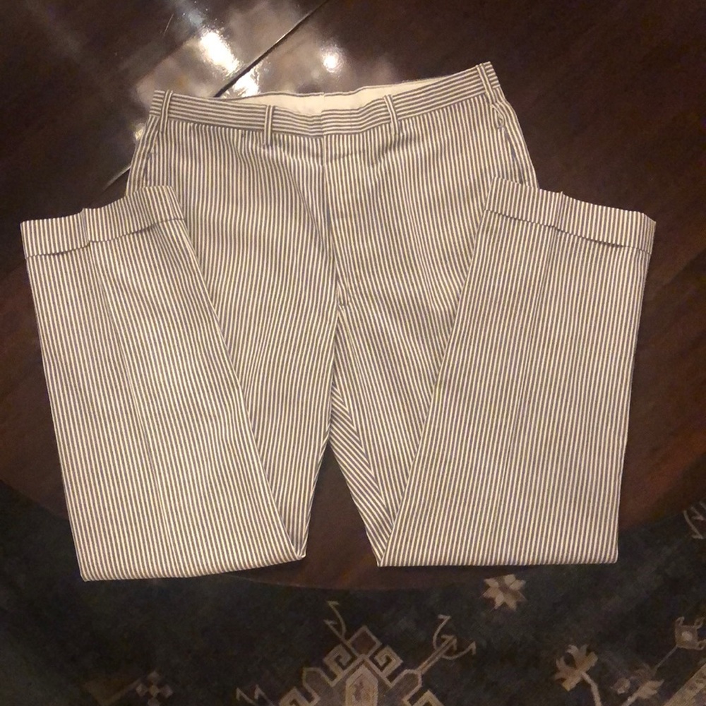 Vintage J. Press Custom Tailored Seersucker Suit 1970